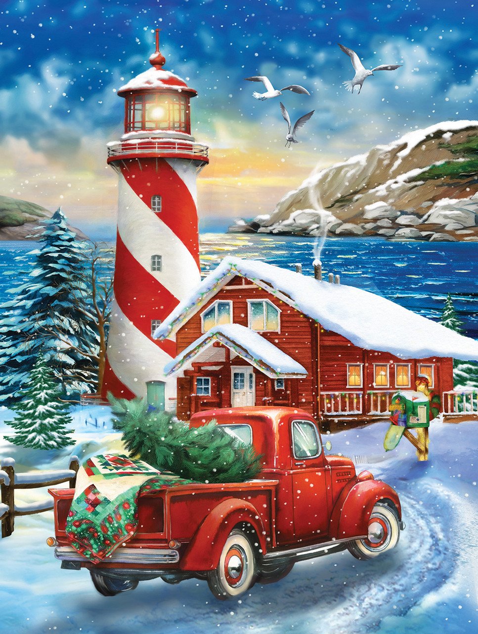 Winter Lighthouse