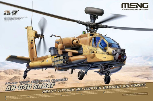 1/35 AH64D Saraf Israeli AF Heavy Attack Helicopter