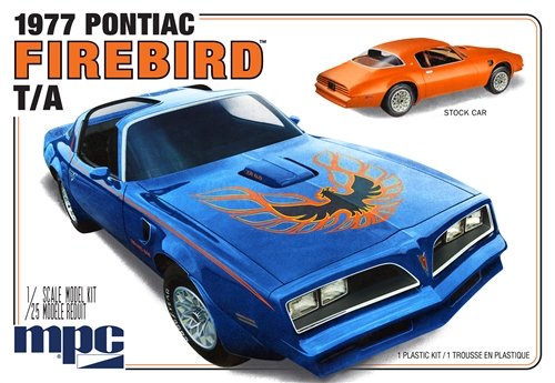 MPC 1977 PONTIAC FIREBIRD T/A 1:25 SCALE MODEL KIT