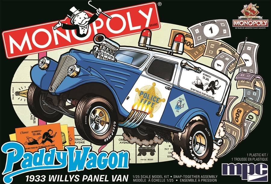 1933 Willys Panel Paddy Wagon Monopoly