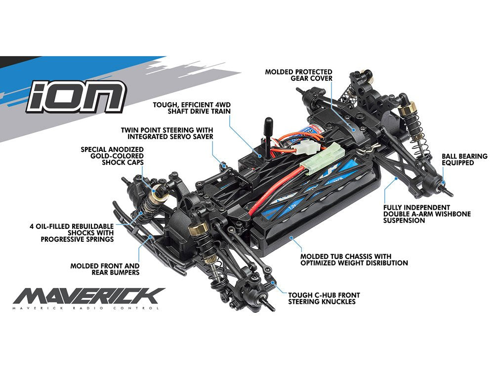 ION RX 1/18 RTR Electric Rally Car