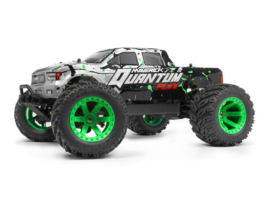 Quantum MT Flux 80A Brushless 1/10 4WD Monster Truck, Ready To Run - Silver