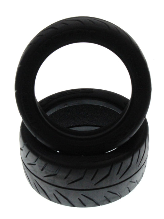 Tredz Vortex Belted Tire (95x42mm/2.6-3.0in/2pcs) fits
