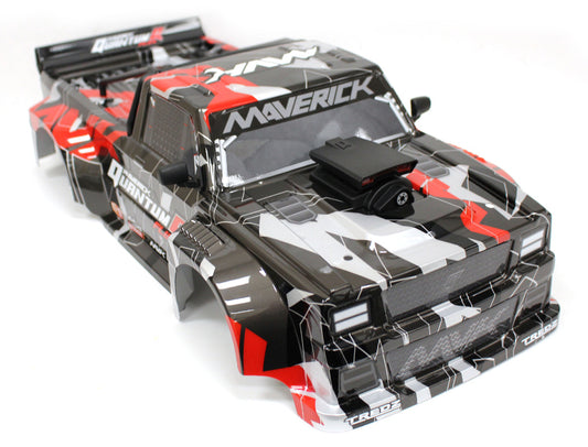 QuantumR Race Truck Body (Black/Red)