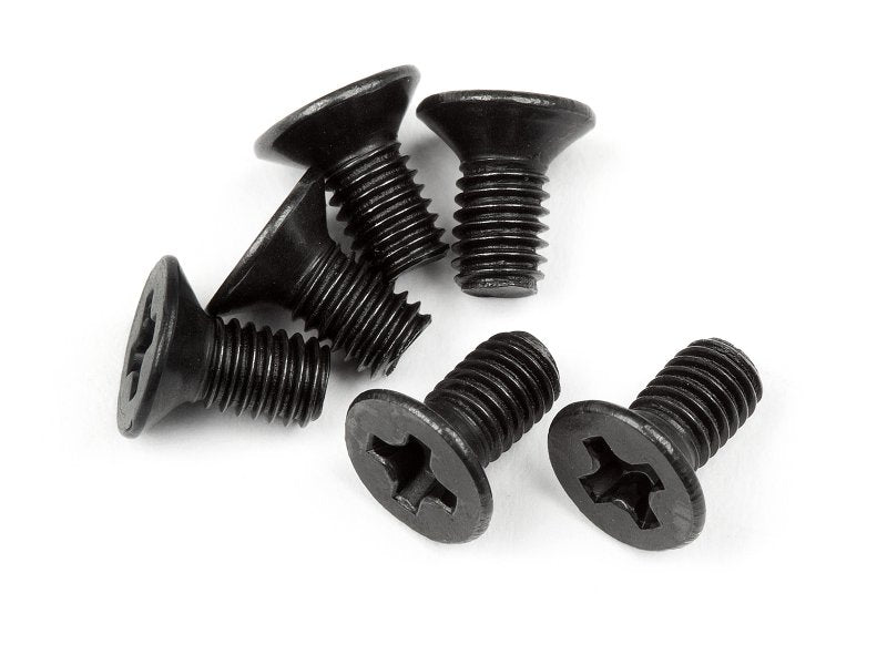 Flat Head Screw M3x6mm (6 pcs)