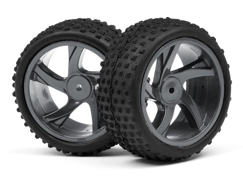 1/18 BUGGY WHEEL & TYRE ASSEMBLY (ION XB)