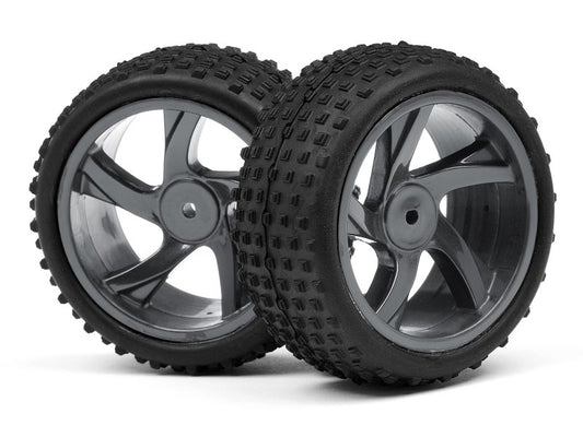 1/18 BUGGY WHEEL & TYRE ASSEMBLY (ION XB)