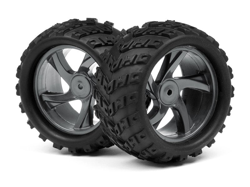 1/18 MONSTER TRUCK WHEEL & TYRE ASSEMBLY (ION MT)