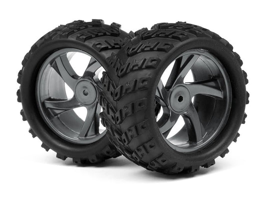 1/18 MONSTER TRUCK WHEEL & TYRE ASSEMBLY (ION MT)