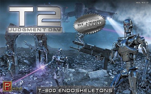 Terminator 2 T800 Endoskeltons by Pegasus Hobbies
