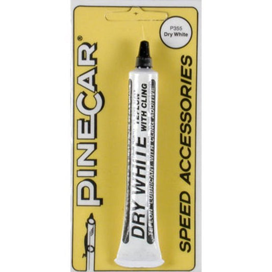 Dry White(TM) PTFE Lubricant with Cling - PineCar(R) - .12oz  3.5g