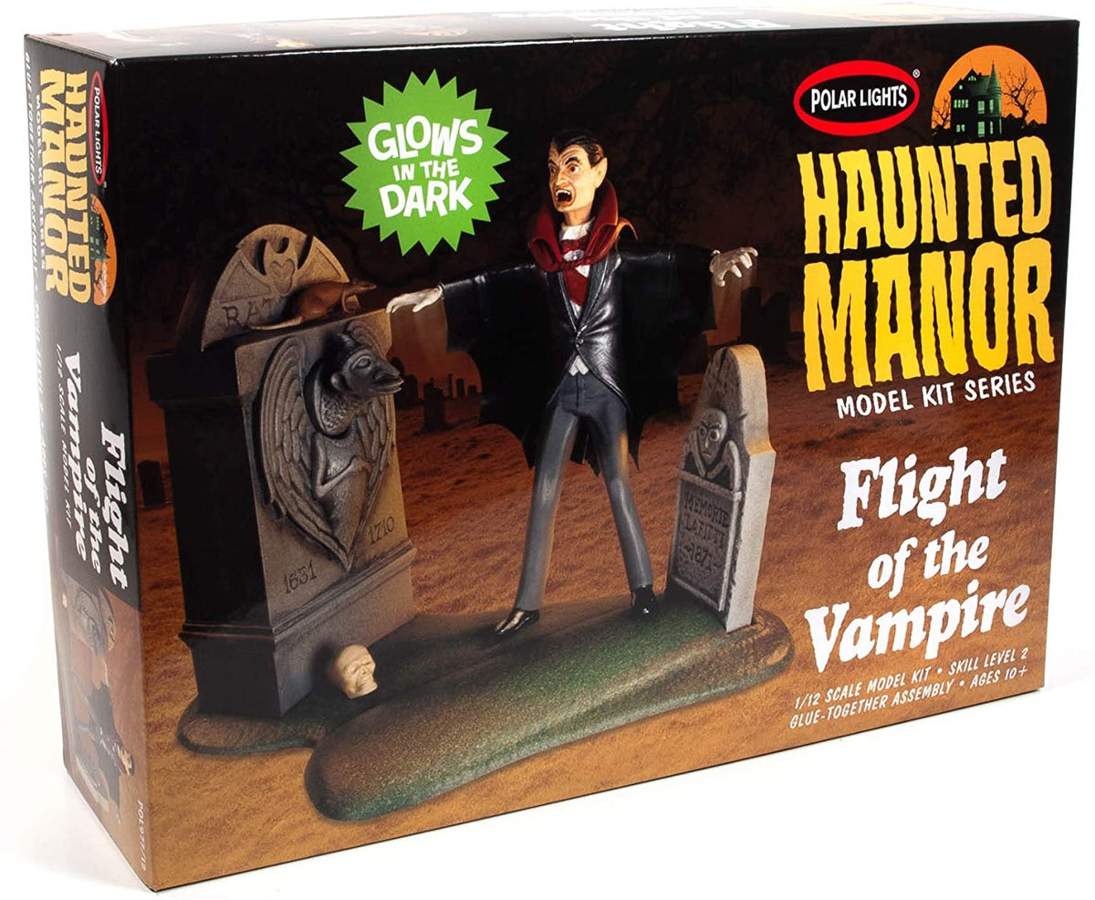 Polar Lights Disney Haunted Mansion: Flight of The Vampire/The Vampire's Midnight Madness 1:12 Scale Diorama Model Kit
