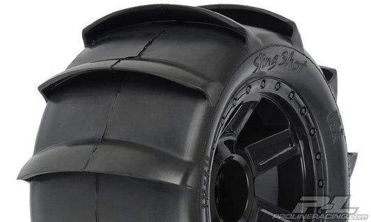 Fr R Sling Shot 3.8TRADesp WhBlk 1/2 Offst17mm