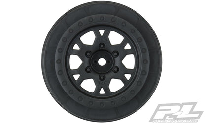 Impulse Black Front Wheels: Slash 2WD (Discontinued)