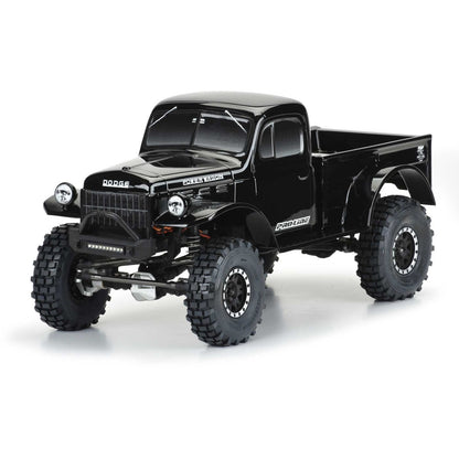 1946 Dodge Power Wagon (Black) 12.3" WB Crawlers