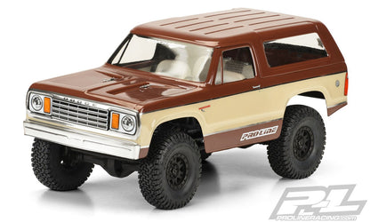 1977 Dodge Ramcharger Clear Body for 12.3" (313mm) Wheelbase Scale Crawlers