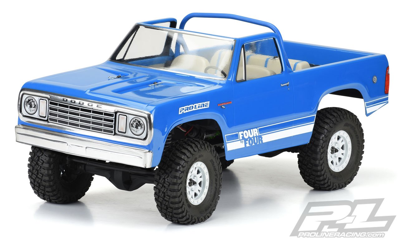 1977 Dodge Ramcharger Clear Body for 12.3" (313mm) Wheelbase Scale Crawlers