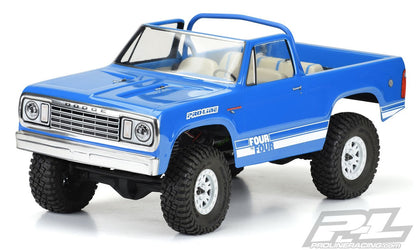 1977 Dodge Ramcharger Clear Body for 12.3" (313mm) Wheelbase Scale Crawlers