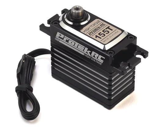 155T Digital High Torque Metal Gear Servo, High Voltage, Metal Case