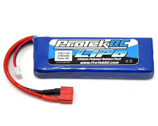 2S LiPo 20C Battery Pack (7.4V/2100mAh) (Receiver Battery)
