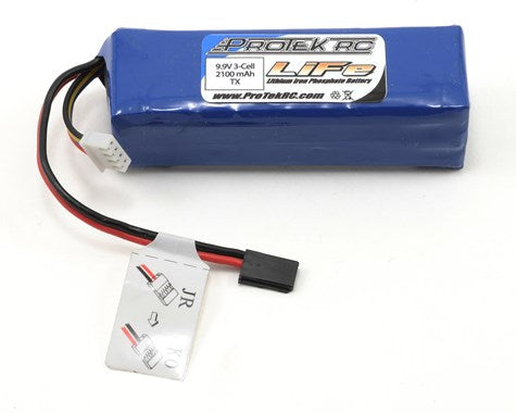 LiFe TX Battery Pack (9.9V/2100mAh) for Futaba JR Spektrum KO