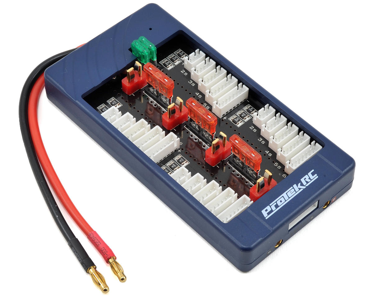 2S-6S 4-Battery Parallel Charger Board (T-Style/JST-XH)
