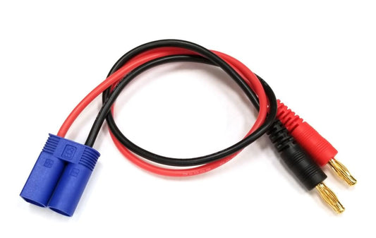 Charge Adapter: EC5 Device to Male 4mm Bullets- 300mm Wire
