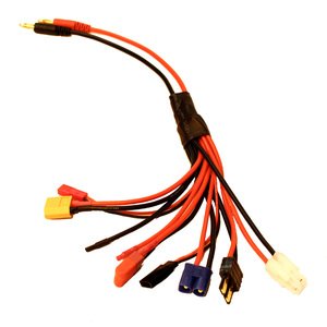 7-Function Charge Adapter to M 4mm bullets, 300mm wire