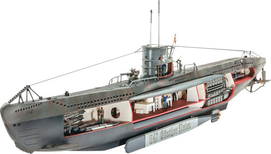 05060 1/125 German Submarine U-47 w/Interior