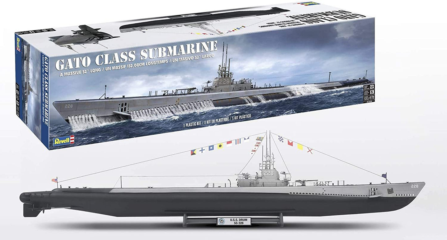 Revell RMX850396 1:72 Gato Class Submarine