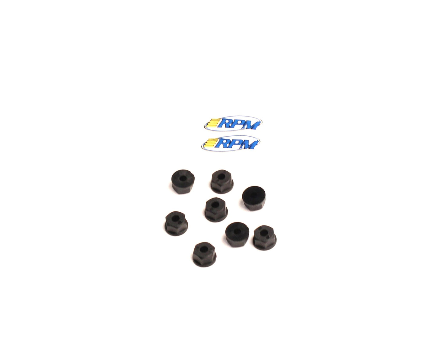 6-32 Nylon Nuts Black (8pcs)