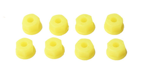 6-32 Nylon Nuts Neon Yellow (8pcs)