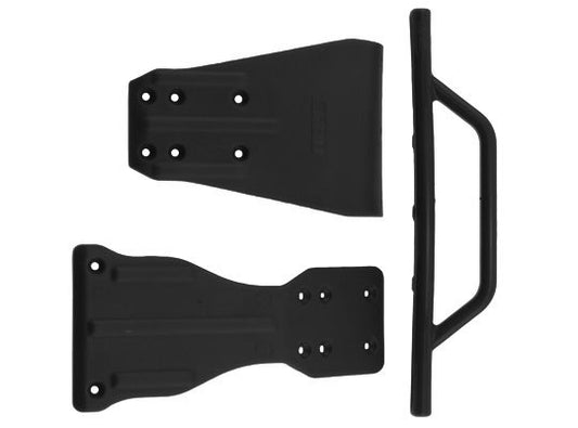 Front Bumper Skid Plate Chassis BraceBlack:SC10