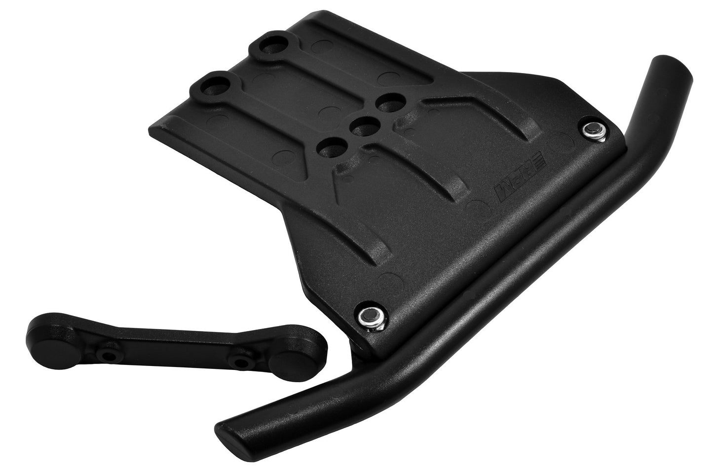 Front Bumper and Skid Plate Black for the Traxxas Sledge