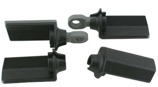 SHOCK SHAFT GUARDS FOR MOST ASC 1/10 SCALE SHOCKS - BLUE