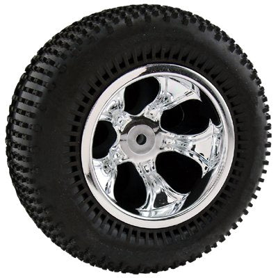 Bully 2.2 Truck Rear Wheels Chrome (2pcs)