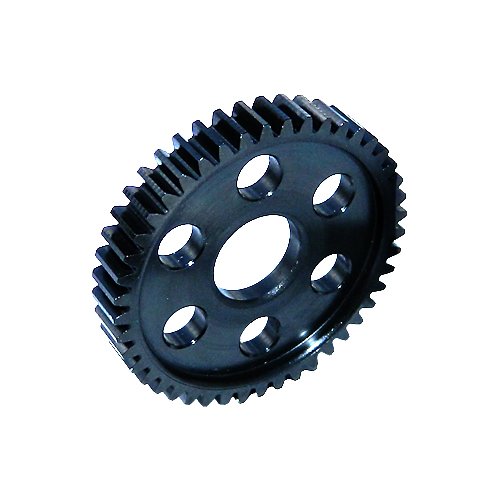 SLASH/STAMPEDE 4X4 HARD BLACK 45T STEEL SPUR(SPEED) 32P