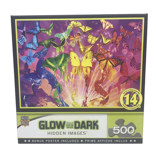 Hidden Images Glow In The Dark - Metamorphosis 500pc Puzzle