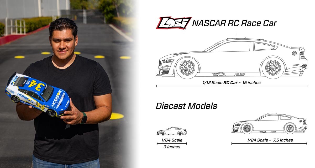 1/12 AWD LOSI NASCAR RC Racecar
