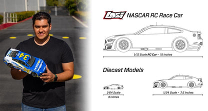 1/12 AWD LOSI NASCAR RC Racecar