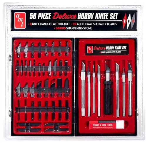 AMT 56 PIECE DELUXE HOBBY KNIFE SET