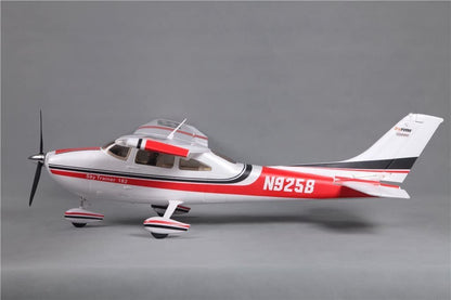 FMS Sky Trainer 182 RC Airplane 5CH 1400mm (55.5") Wingspan AT Red With Flaps LED PNP