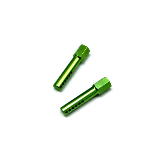 Aluminum Front Body Post, Green, for Traxxas Slash / Rustler (2pcs)