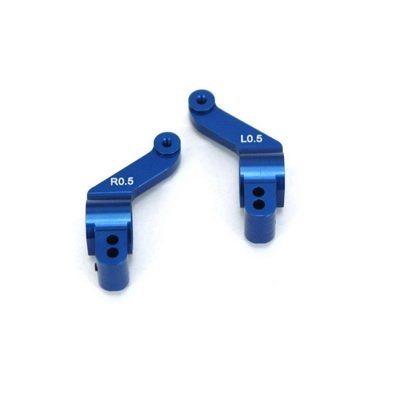 ALUMINUM 0.5 DEG TOE-IN REAR HUB CARRIERS SLASH 4X4 (1PAIR)