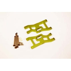Aluminum Front A-Arms w/ Lock- Nut Hinge Pins, Green,