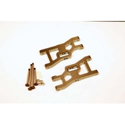 Aluminum Front A-Arms w/ Lock- Nut Hinge-Pins, Gun Metal