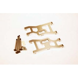 Aluminum Front A-Arms w/ Lock- Nut Hinge-Pins, Silver