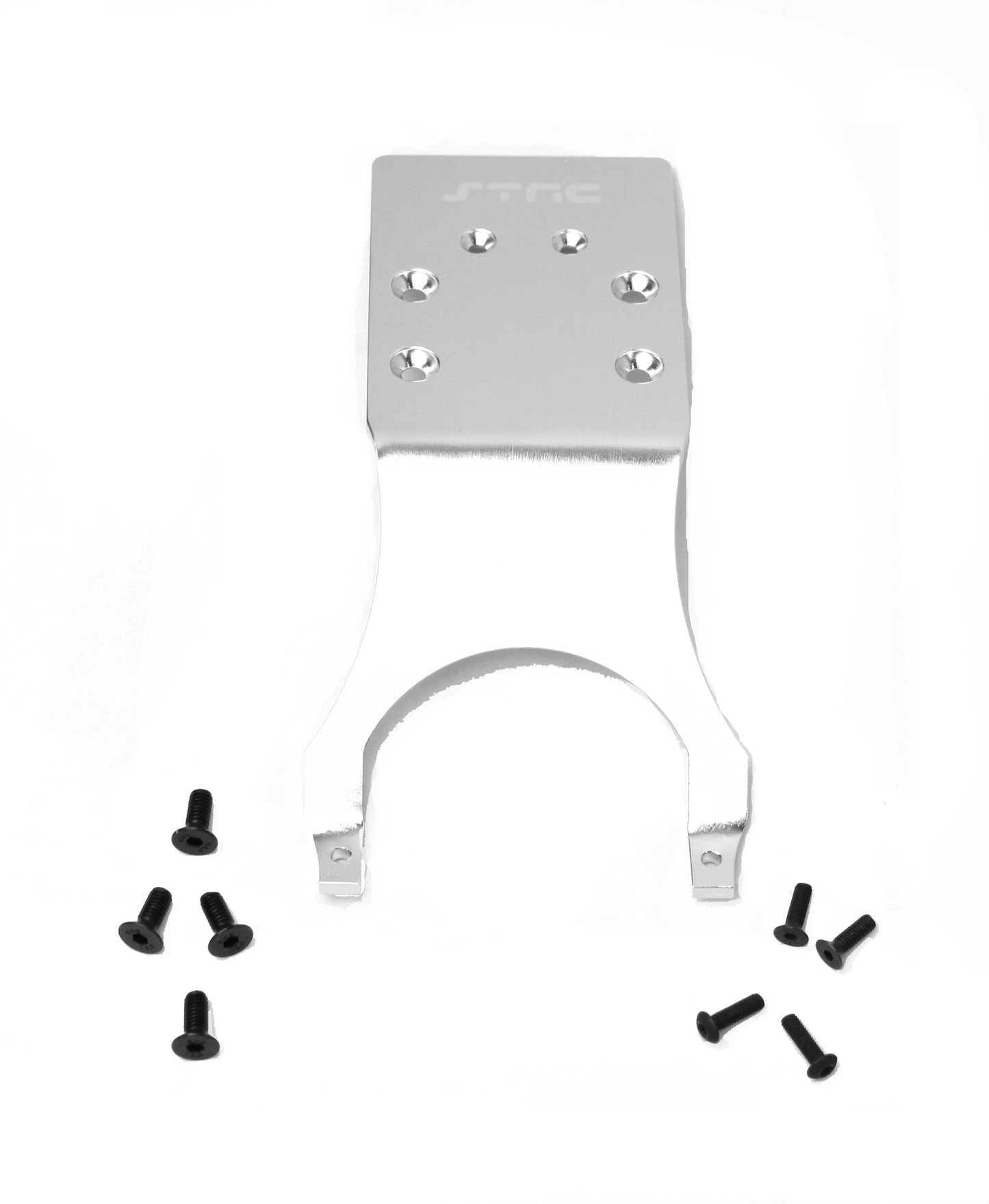 REAR SKID PLATE (SILVER) STAMPEDE / SLASH
