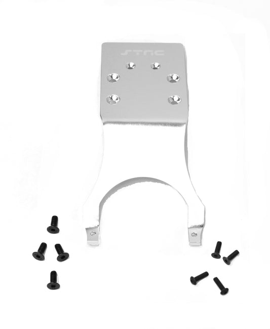 REAR SKID PLATE (SILVER) STAMPEDE / SLASH