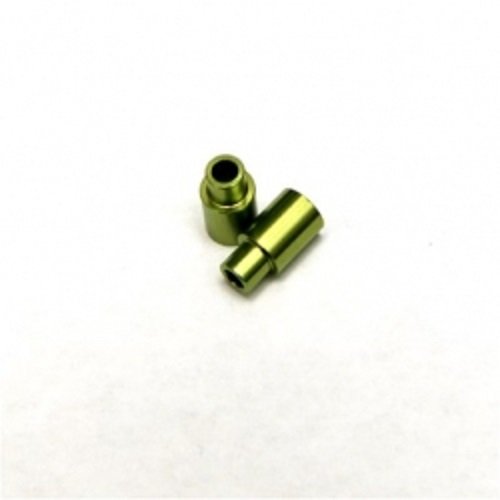 Replacement Upper Front Shock Mount, Green, for Traxxas Front Tower, 1pr